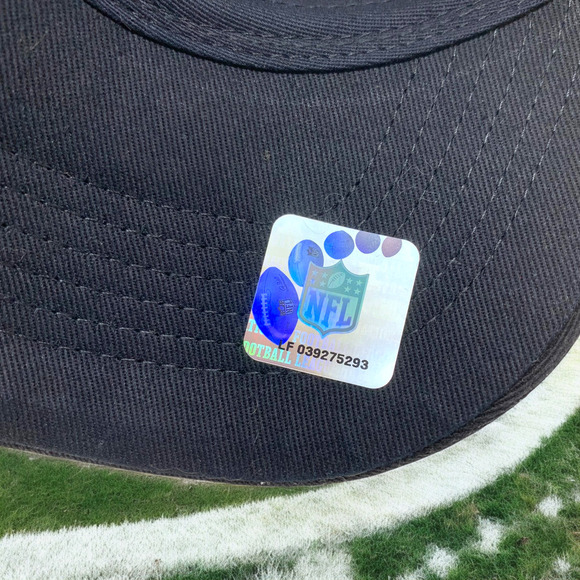 NEW Superbowl 43 XLIII Black Strapback Dad Hat Cap Embroidered Reebok NFL 2009 - Picture 9 of 9